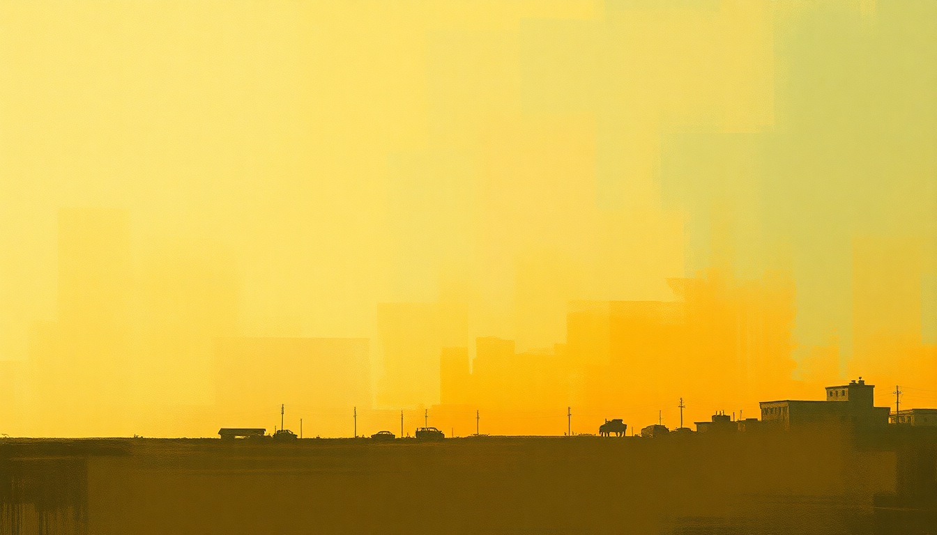 Fan-driven abstract illustration evoking the emotional arc of Another Place, Another Time by Jerry Lee Lewis