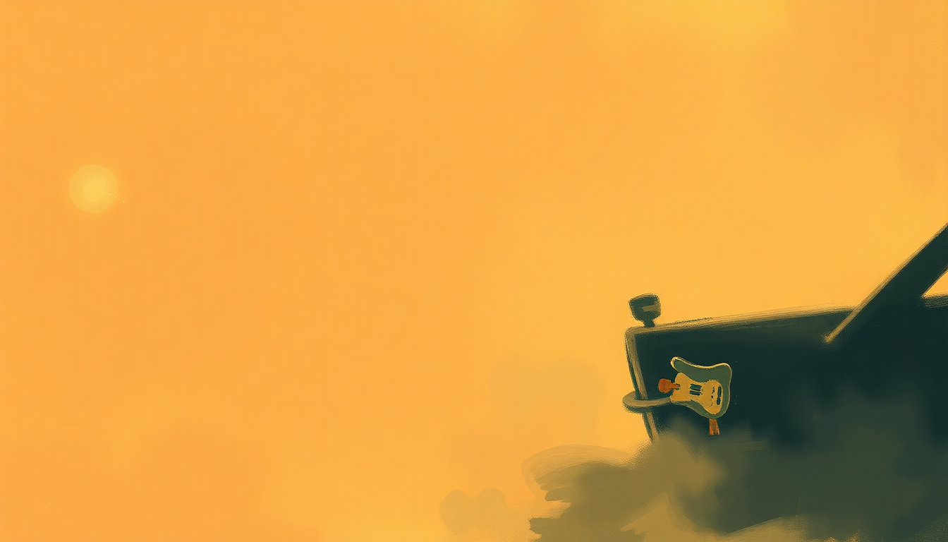 Fan-driven abstract illustration evoking the emotional arc of Another Saturday Night by Sam Cooke
