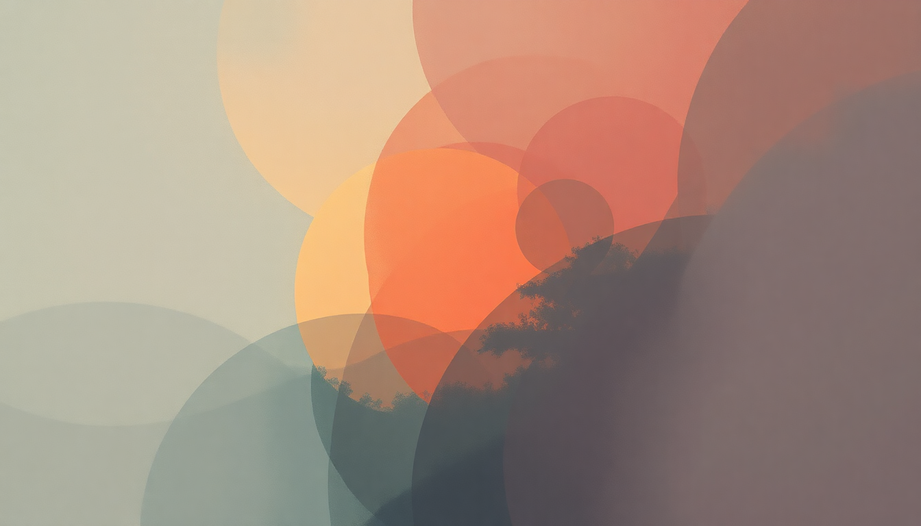 Fan-driven abstract illustration evoking the emotional arc of Answer: Love Myself by BTS