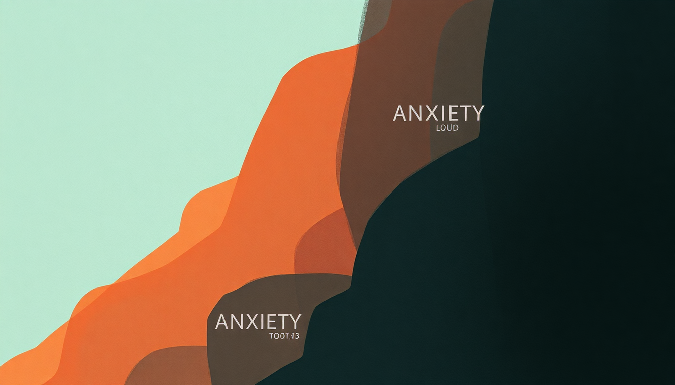Fan-driven abstract illustration evoking the emotional arc of Anxiety by Jason Isbell