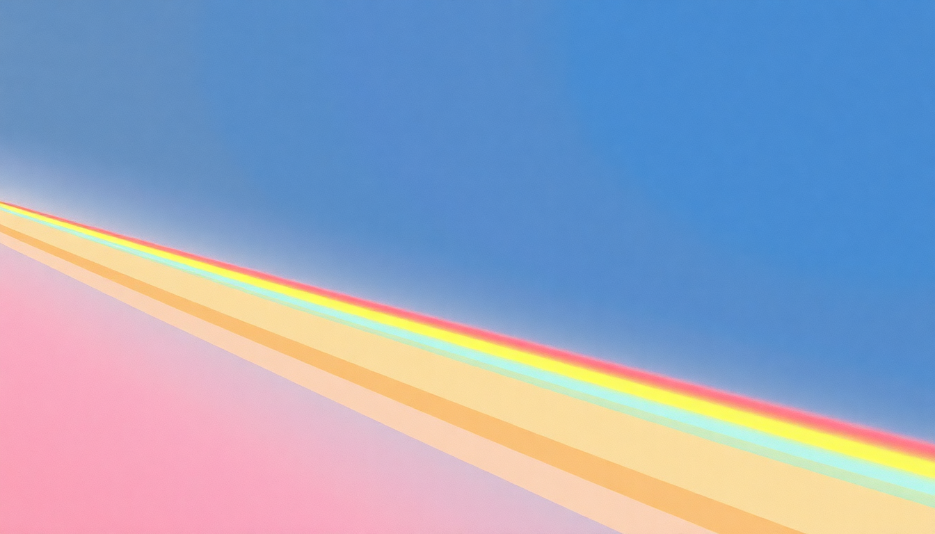 Fan-driven abstract illustration evoking the emotional arc of Any Colour You Like by Pink Floyd