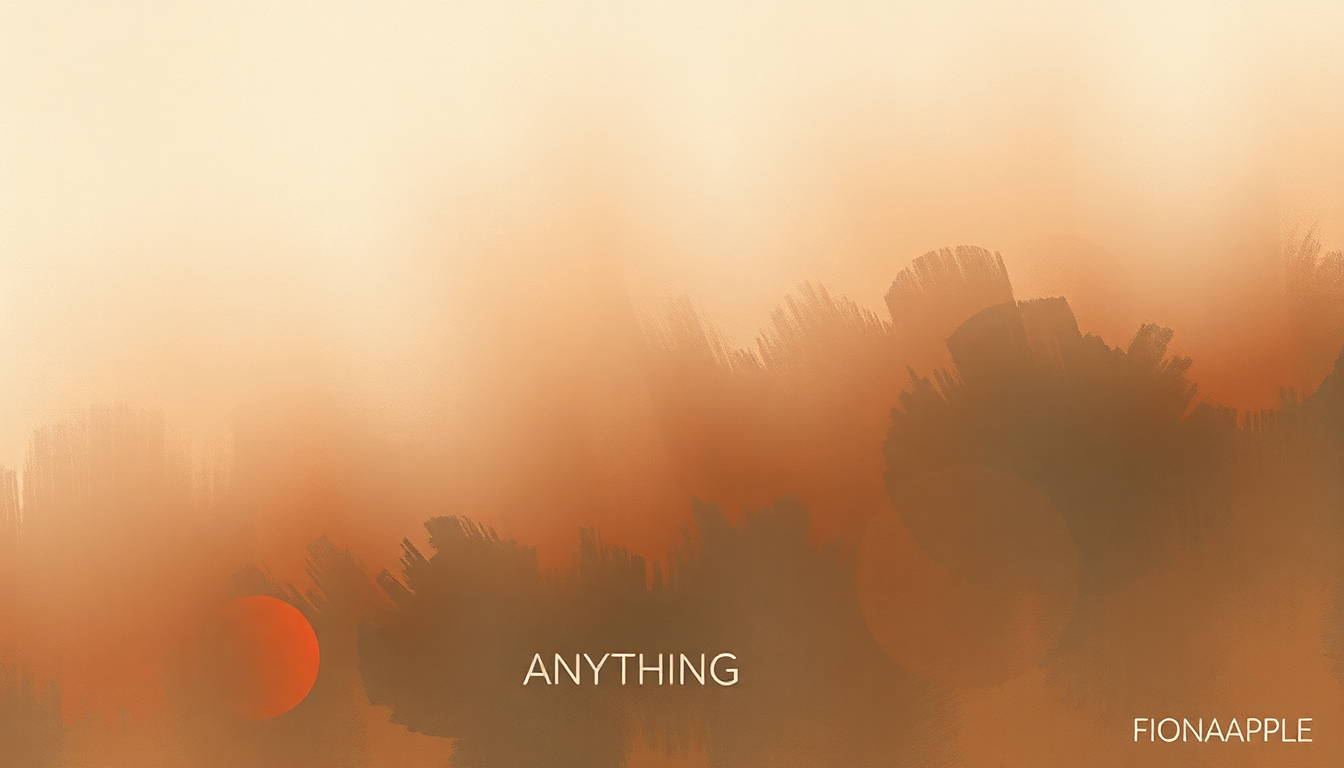 Fan-driven abstract illustration evoking the emotional arc of Anything We Want by Fiona Apple