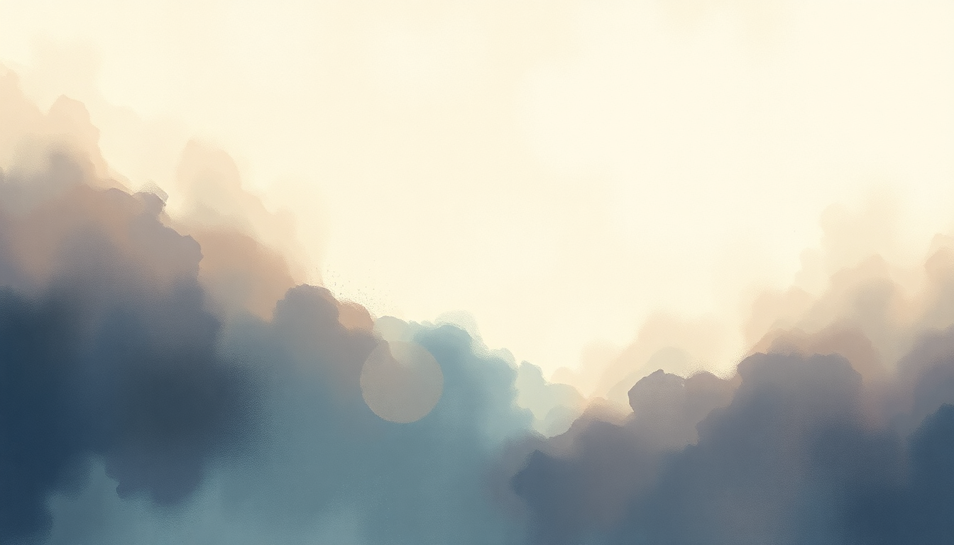 Fan-driven abstract illustration evoking the emotional arc of Anywhere Is by Enya