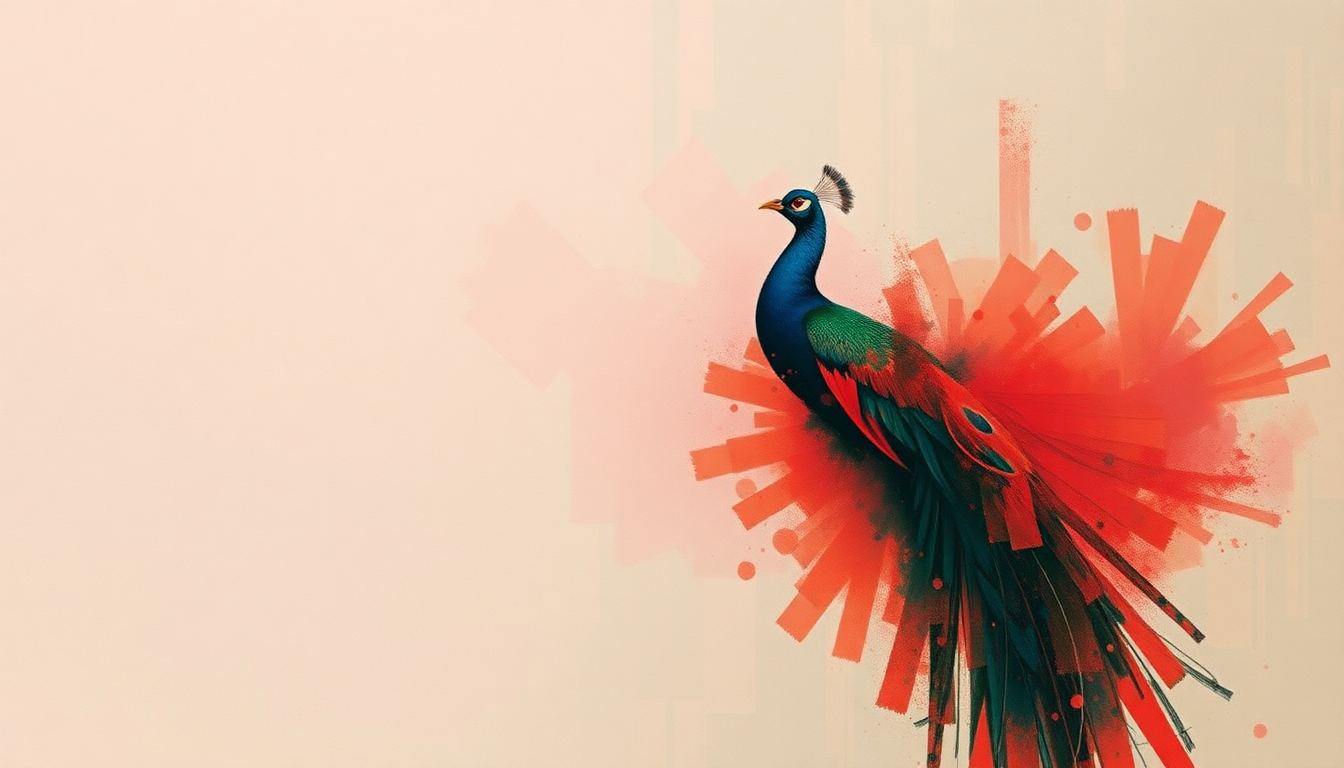 Fan-driven abstract illustration evoking the emotional arc of Apache Rose Peacock by Red Hot Chili Peppers