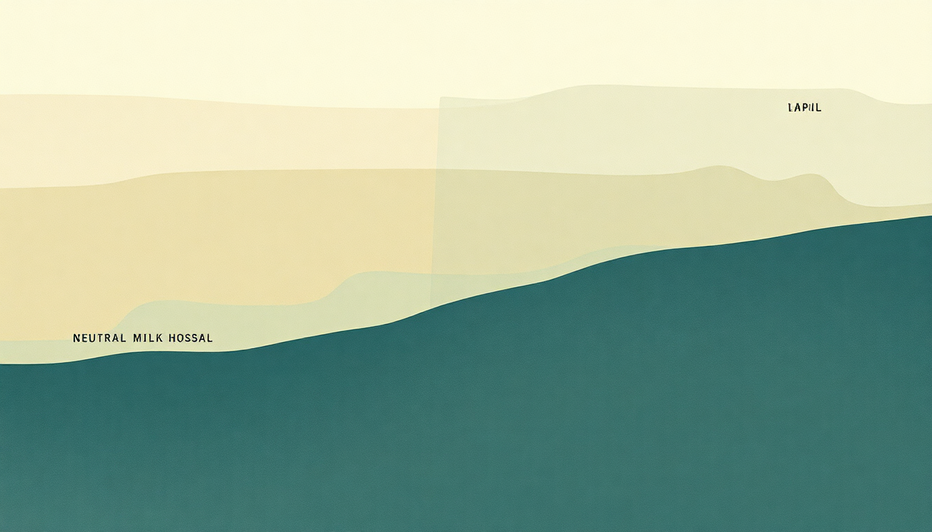 Fan-driven abstract illustration evoking the emotional arc of April 8th by Neutral Milk Hotel