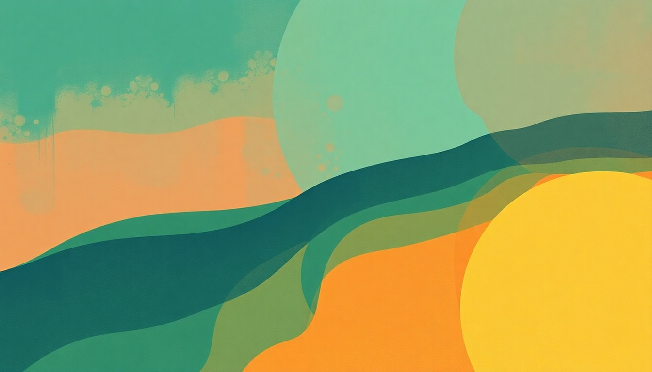 Fan-driven abstract illustration evoking the emotional arc of Aquatic Mouth Dance by Red Hot Chili Peppers