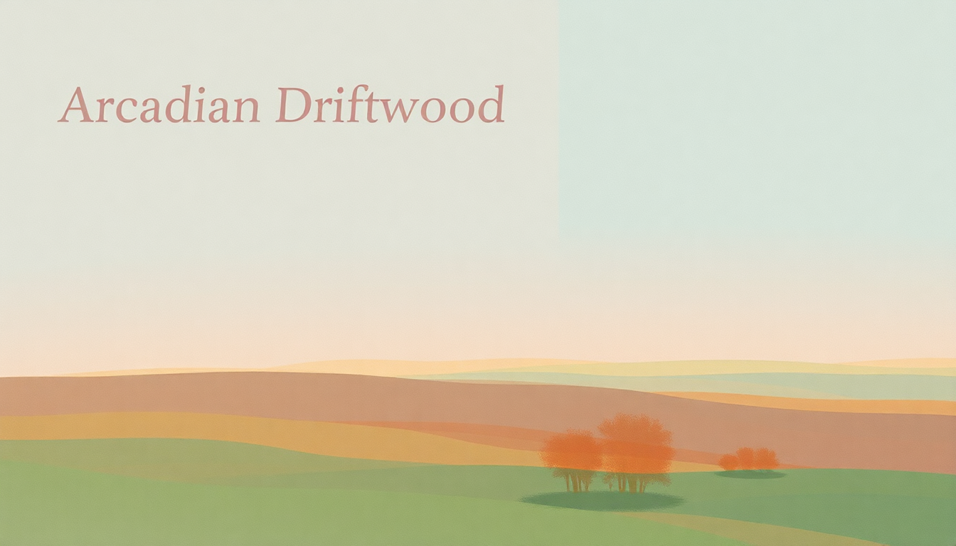 Fan-driven abstract illustration evoking the emotional arc of Arcadian Driftwood by The Band