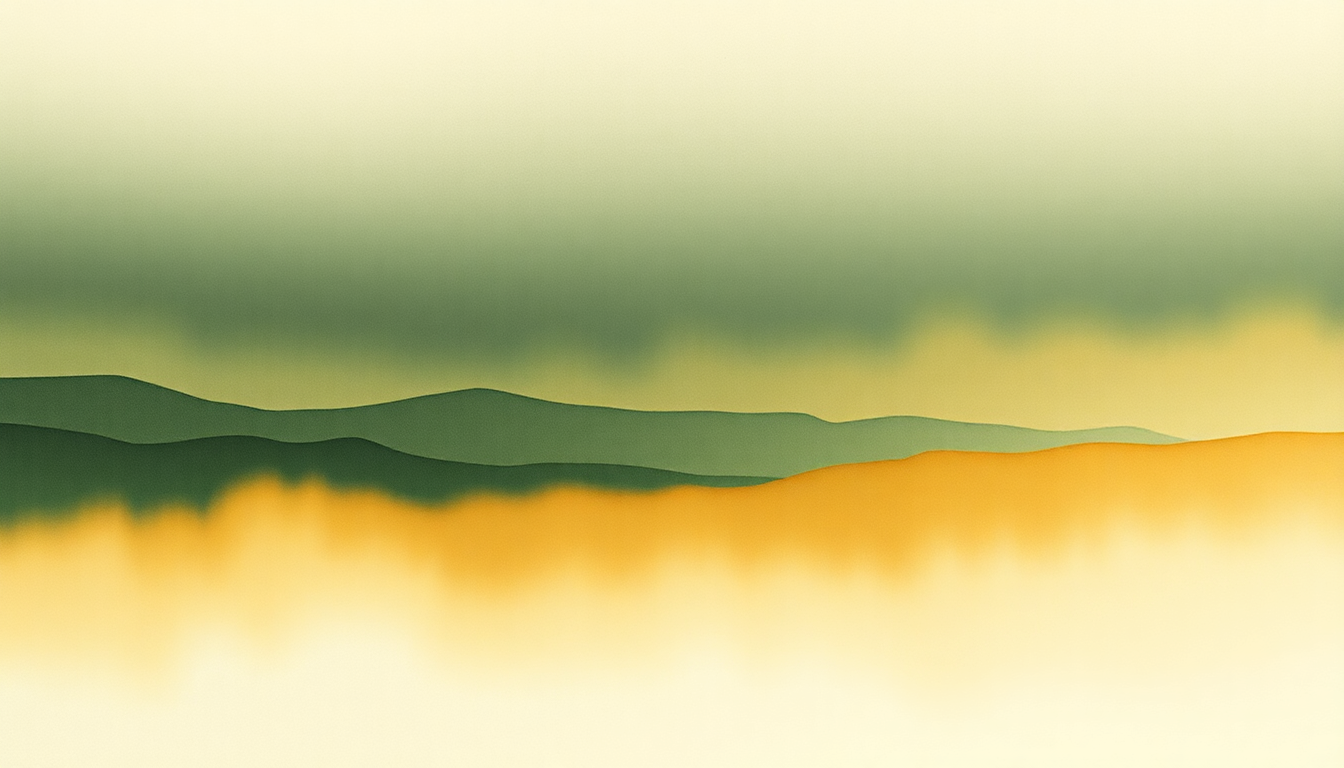 Fan-driven abstract illustration evoking the emotional arc of Arrival by Johann Johannsson