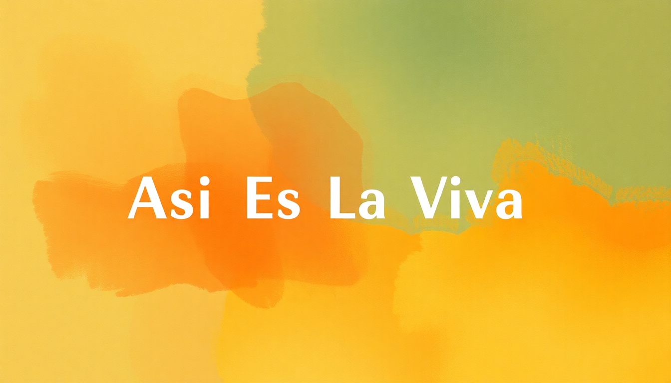 Fan-driven abstract illustration evoking the emotional arc of Así Es La Vida by Banda MS