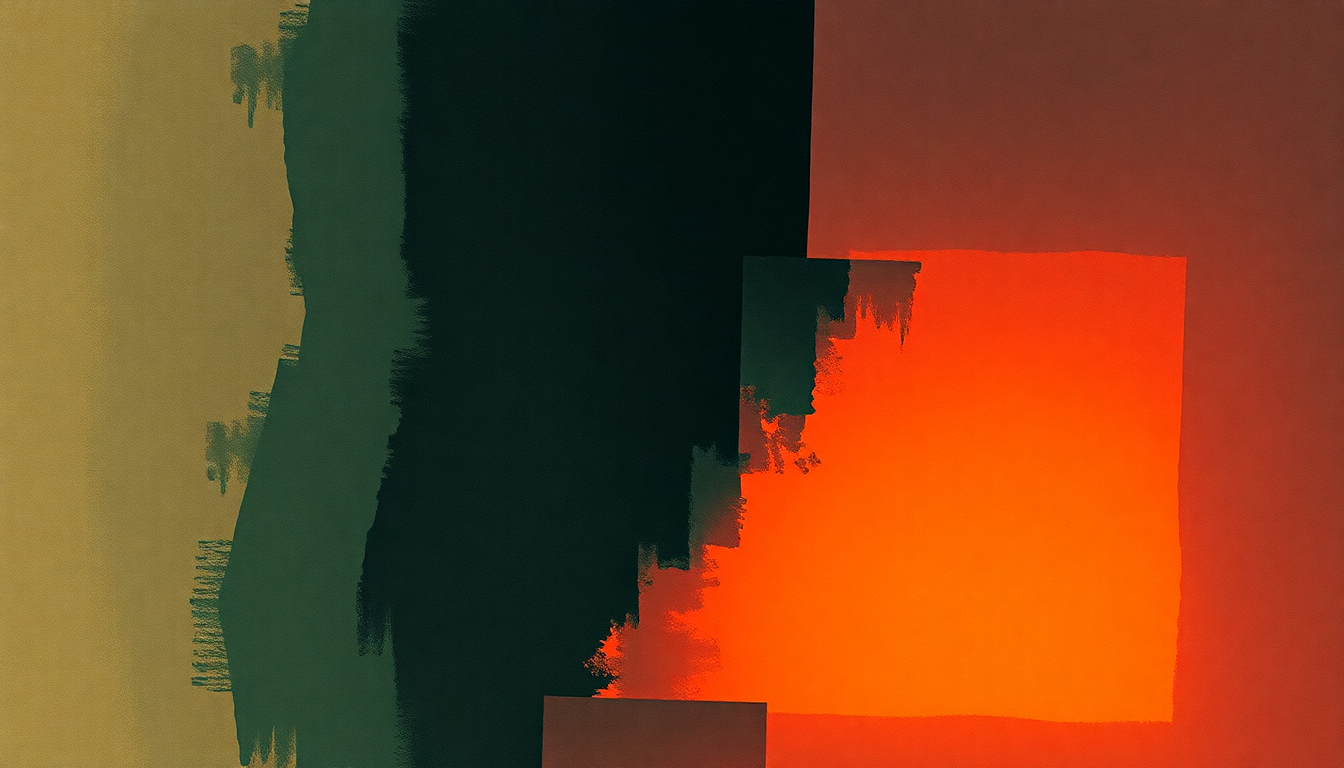 Fan-driven abstract illustration evoking the emotional arc of Asking Me Lies by The Replacements