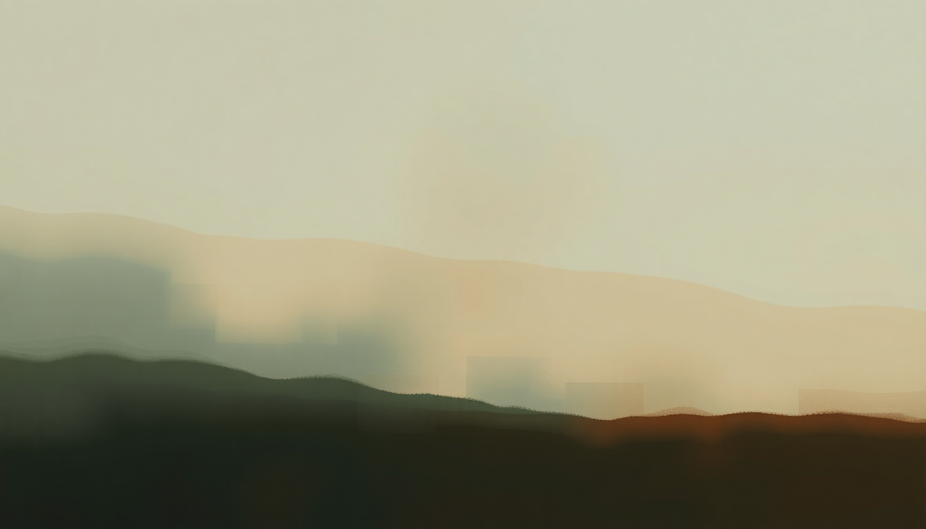 Fan-driven abstract illustration evoking the emotional arc of ATM by J. Cole