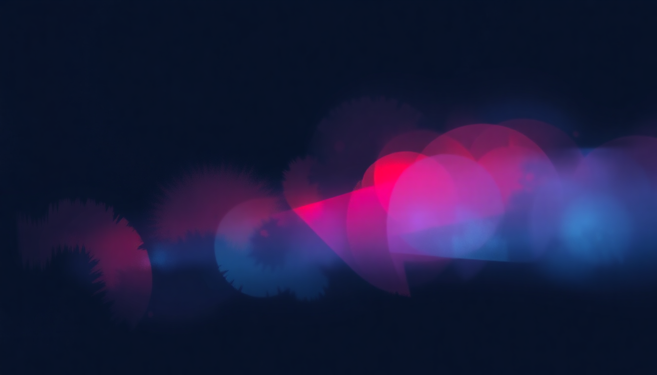 Fan-driven abstract illustration evoking the emotional arc of Attack Me with Your Love by Cameo