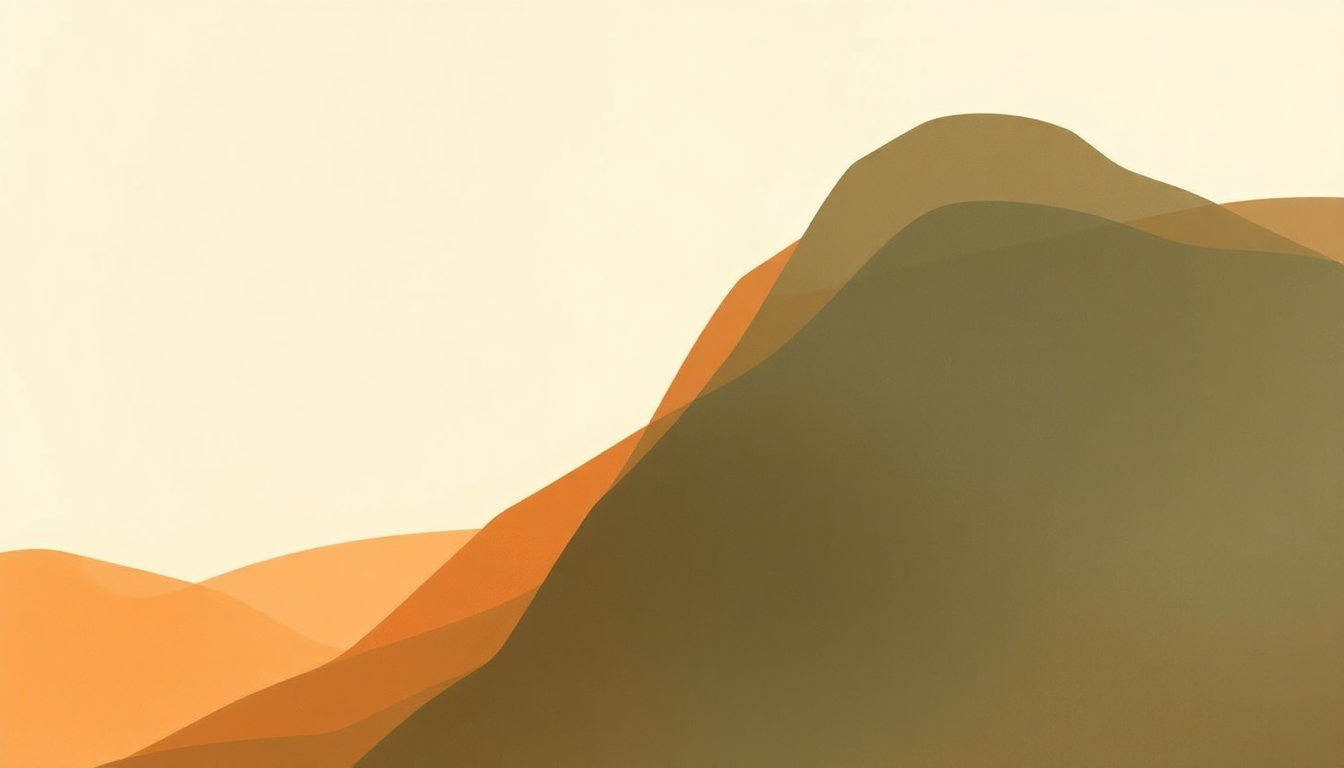 Fan-driven abstract illustration evoking the emotional arc of AUATC by Bon Iver