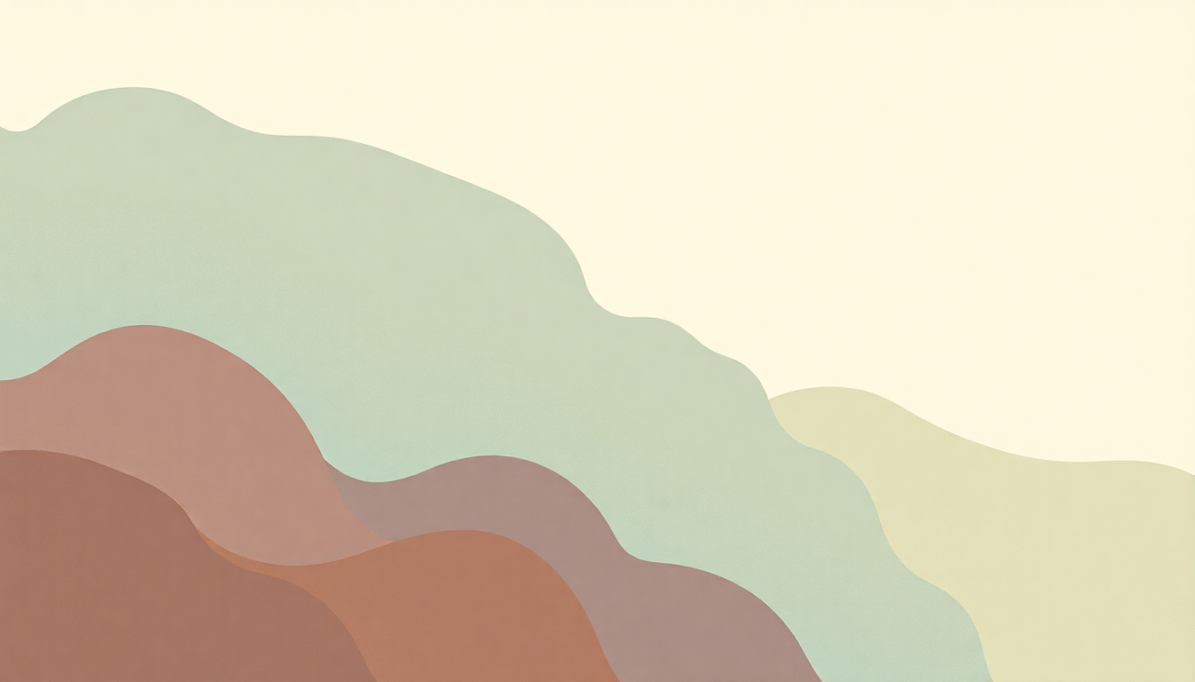 Fan-driven abstract illustration evoking the emotional arc of August 10 by Khruangbin