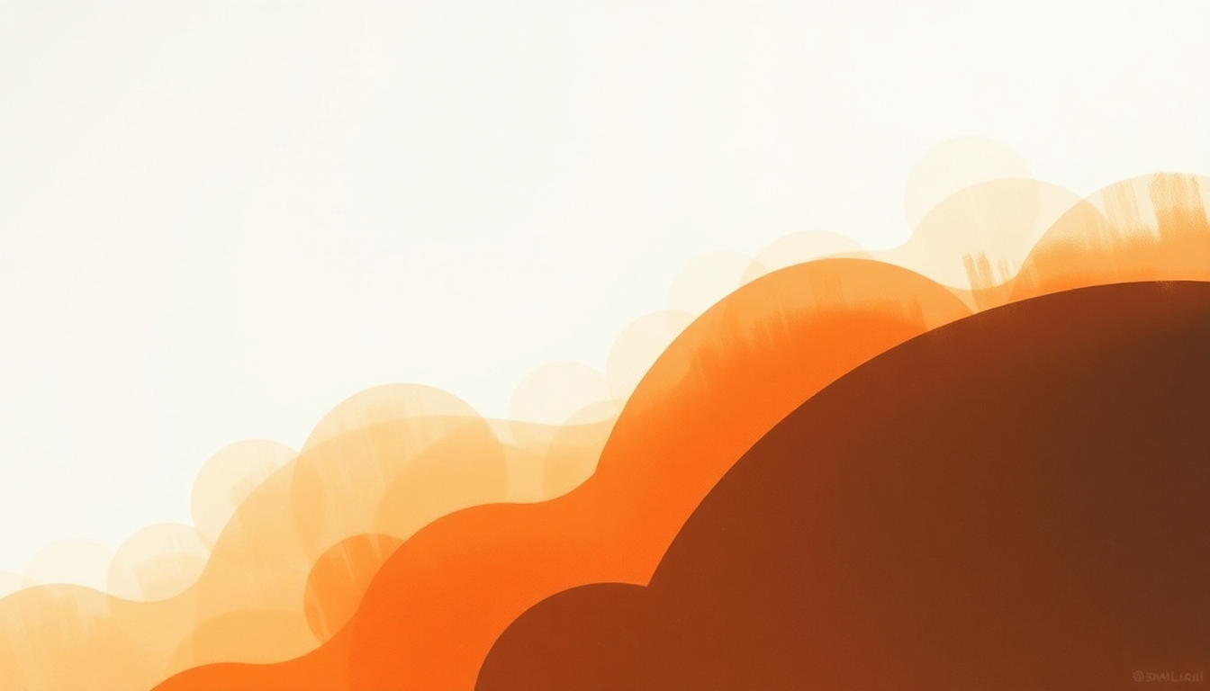 Fan-driven abstract illustration evoking the emotional arc of Automate by Snail Mail