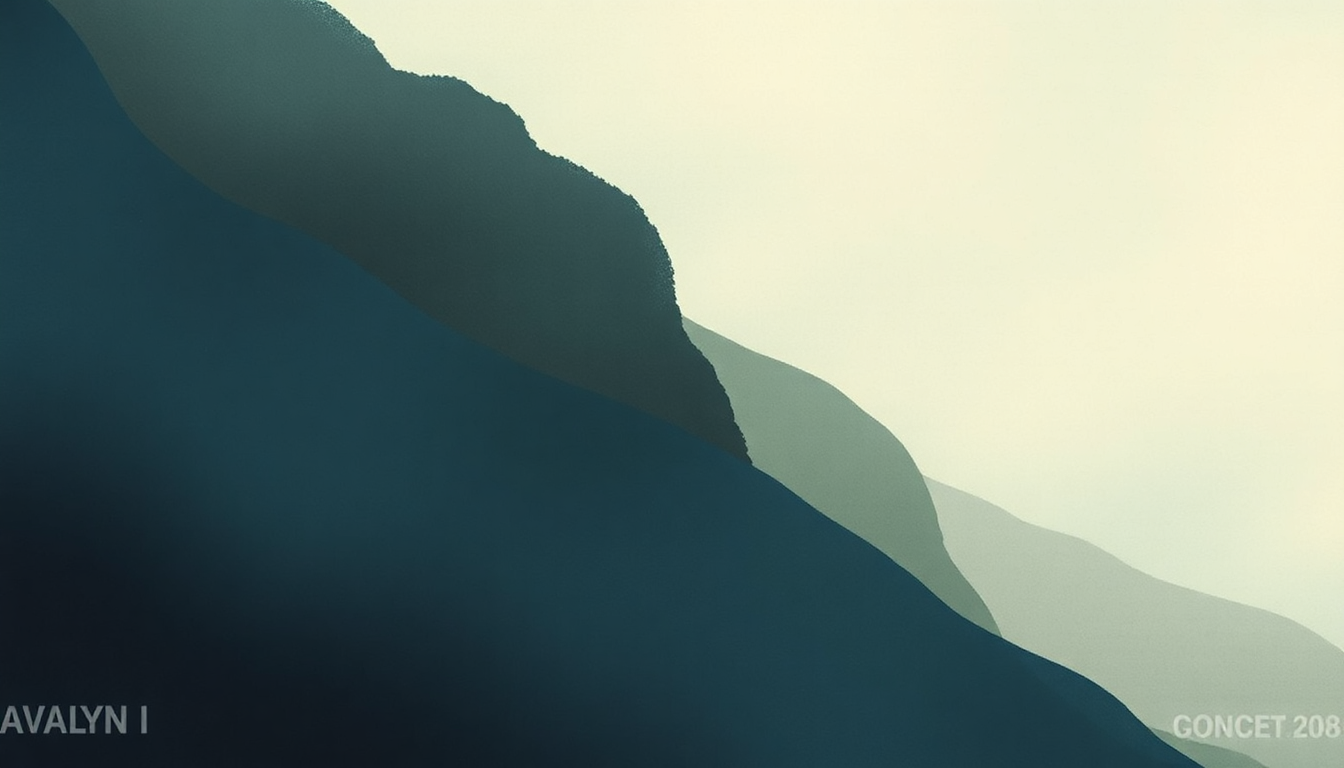 Fan-driven abstract illustration evoking the emotional arc of Avalyn I by Slowdive