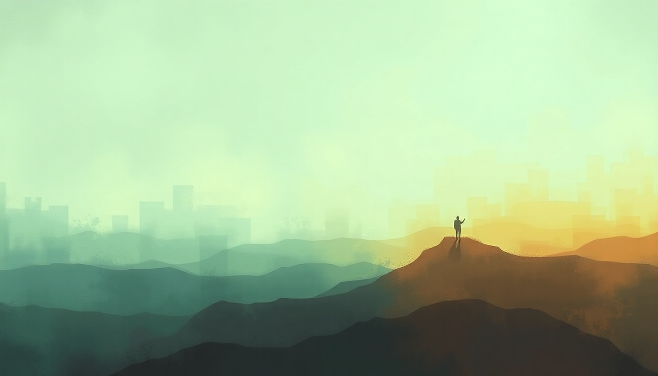 Fan-driven abstract illustration evoking the emotional arc of Avon by Queens of the Stone Age