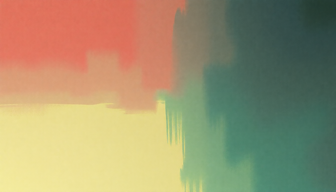 Fan-driven abstract illustration evoking the emotional arc of Awful by Hole