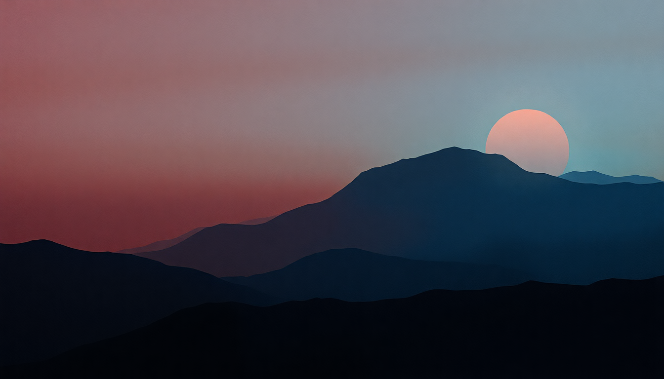 Fan-driven abstract illustration evoking the emotional arc of Babylon Sisters by Steely Dan