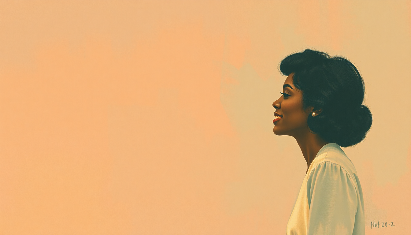 Fan-driven abstract illustration evoking the emotional arc of Back in My Arms Again by The Supremes
