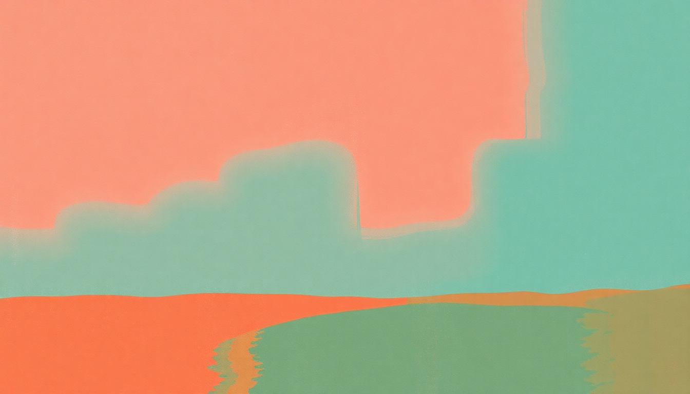 Fan-driven abstract illustration evoking the emotional arc of Back of a Car by Big Star