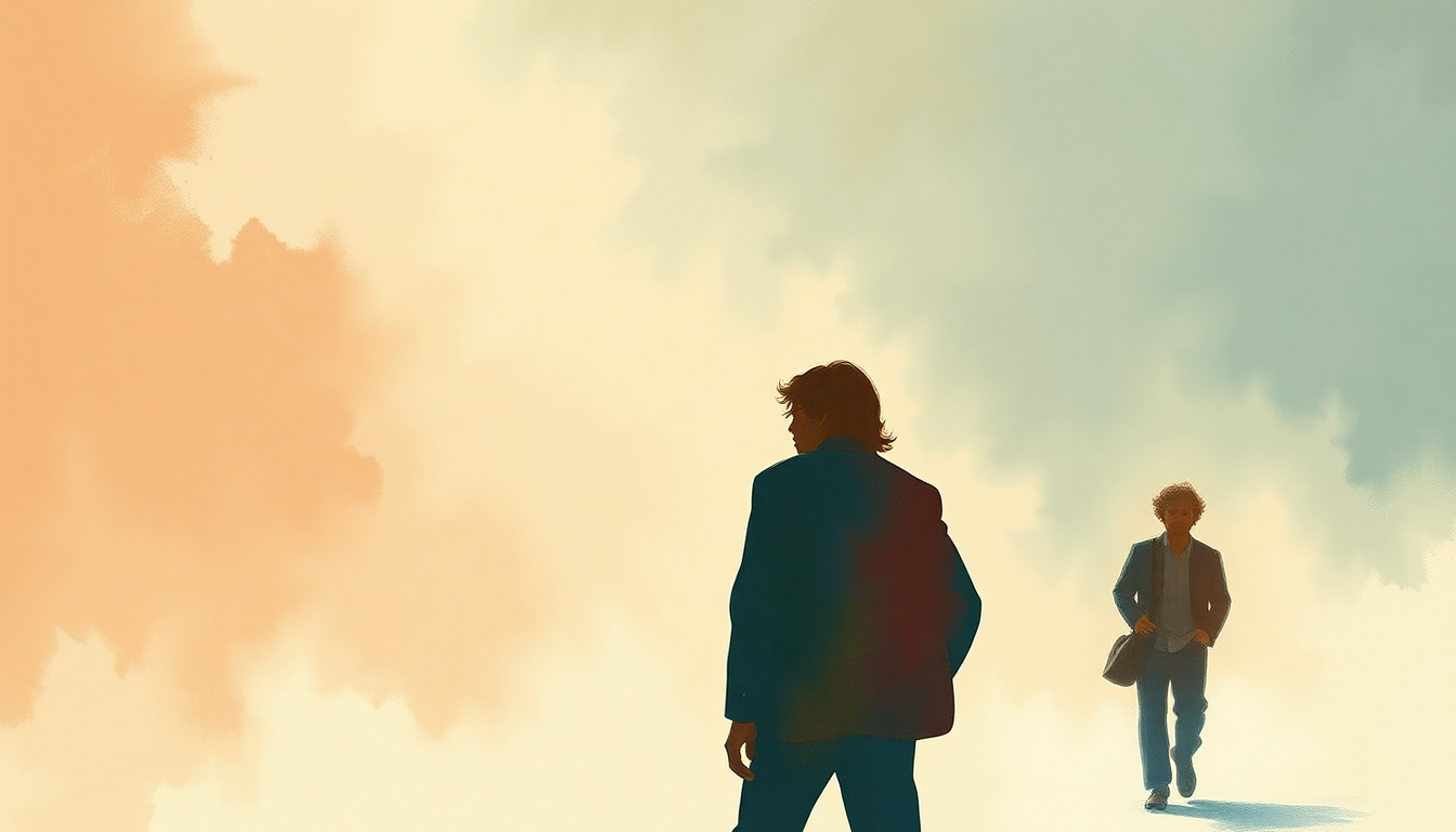 Fan-driven abstract illustration evoking the emotional arc of Back on the Streets by Tower of Power