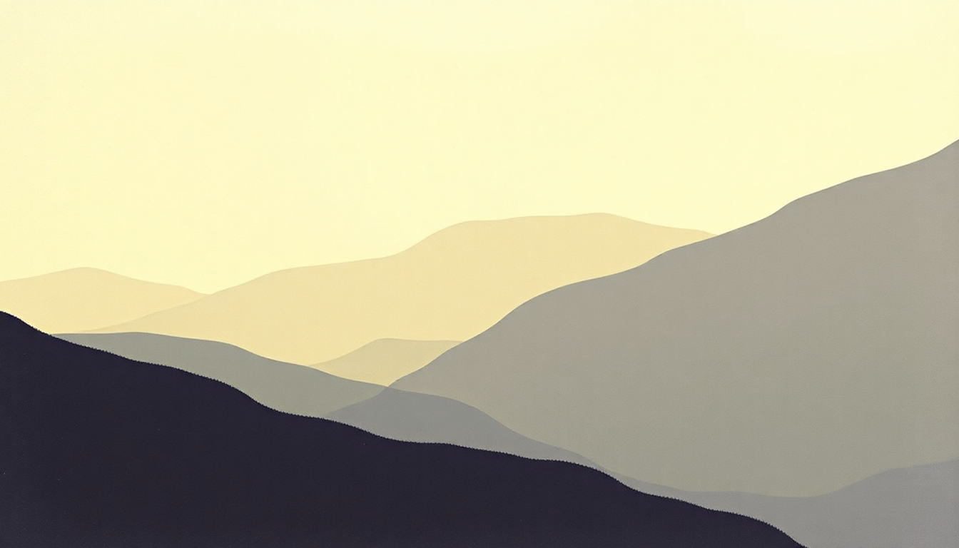 Fan-driven abstract illustration evoking the emotional arc of Back to the World by Curtis Mayfield