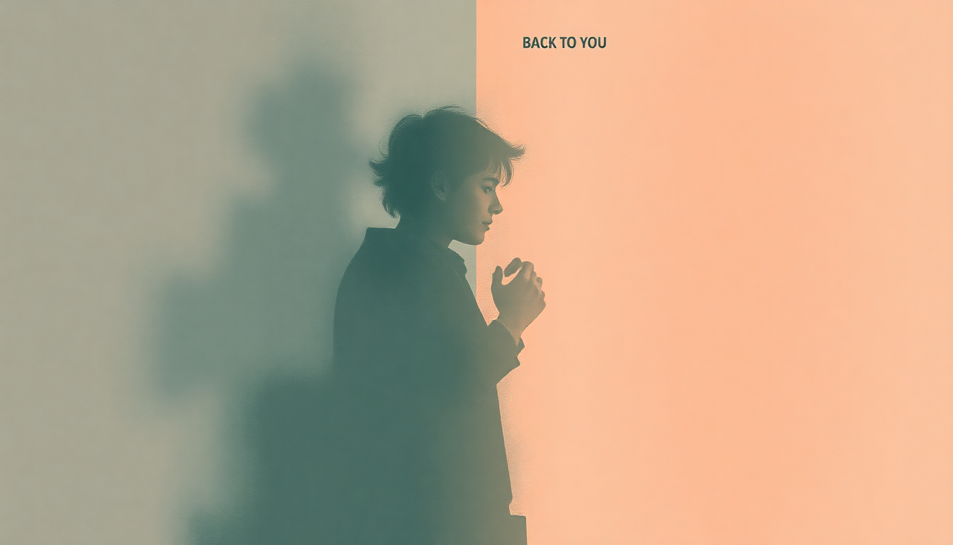 Fan-driven abstract illustration evoking the emotional arc of Back to You by Selena Gomez