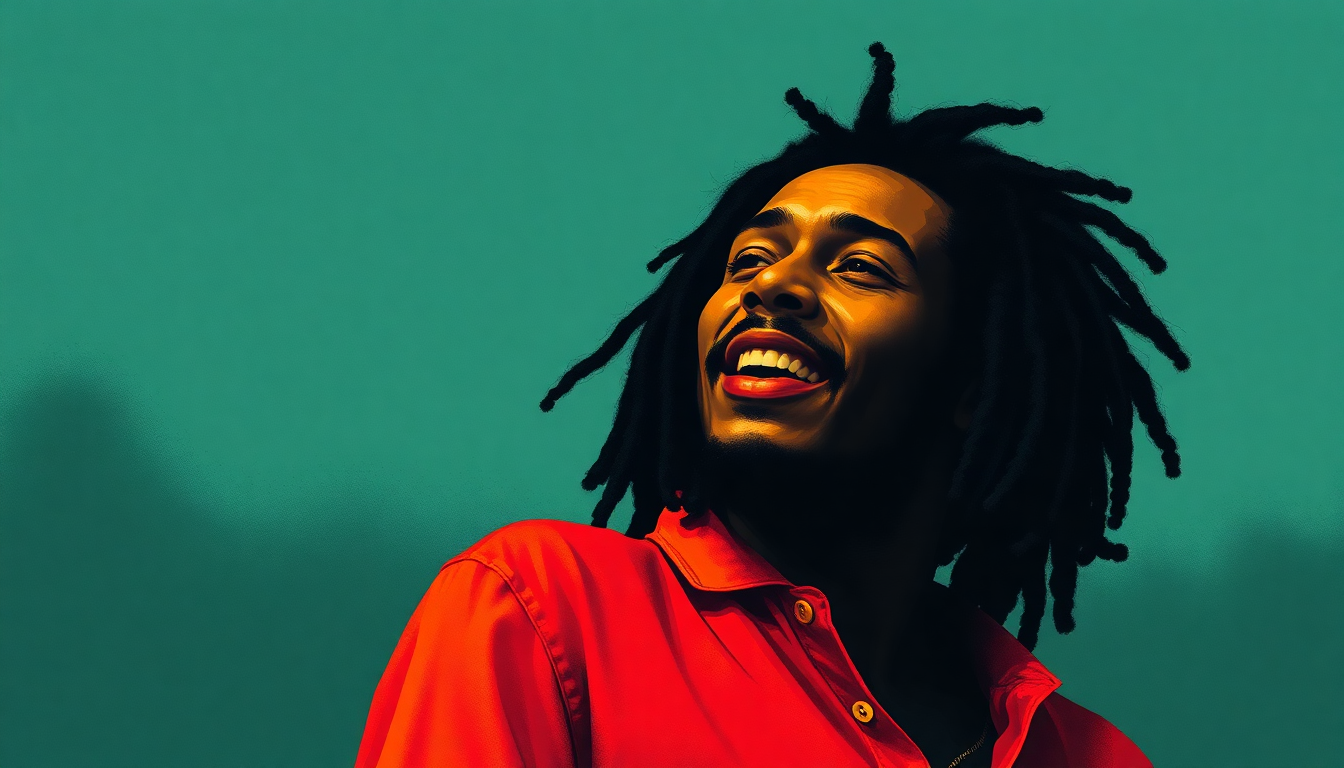 Fan-driven abstract illustration evoking the emotional arc of Bad Card by Bob Marley & The Wailers