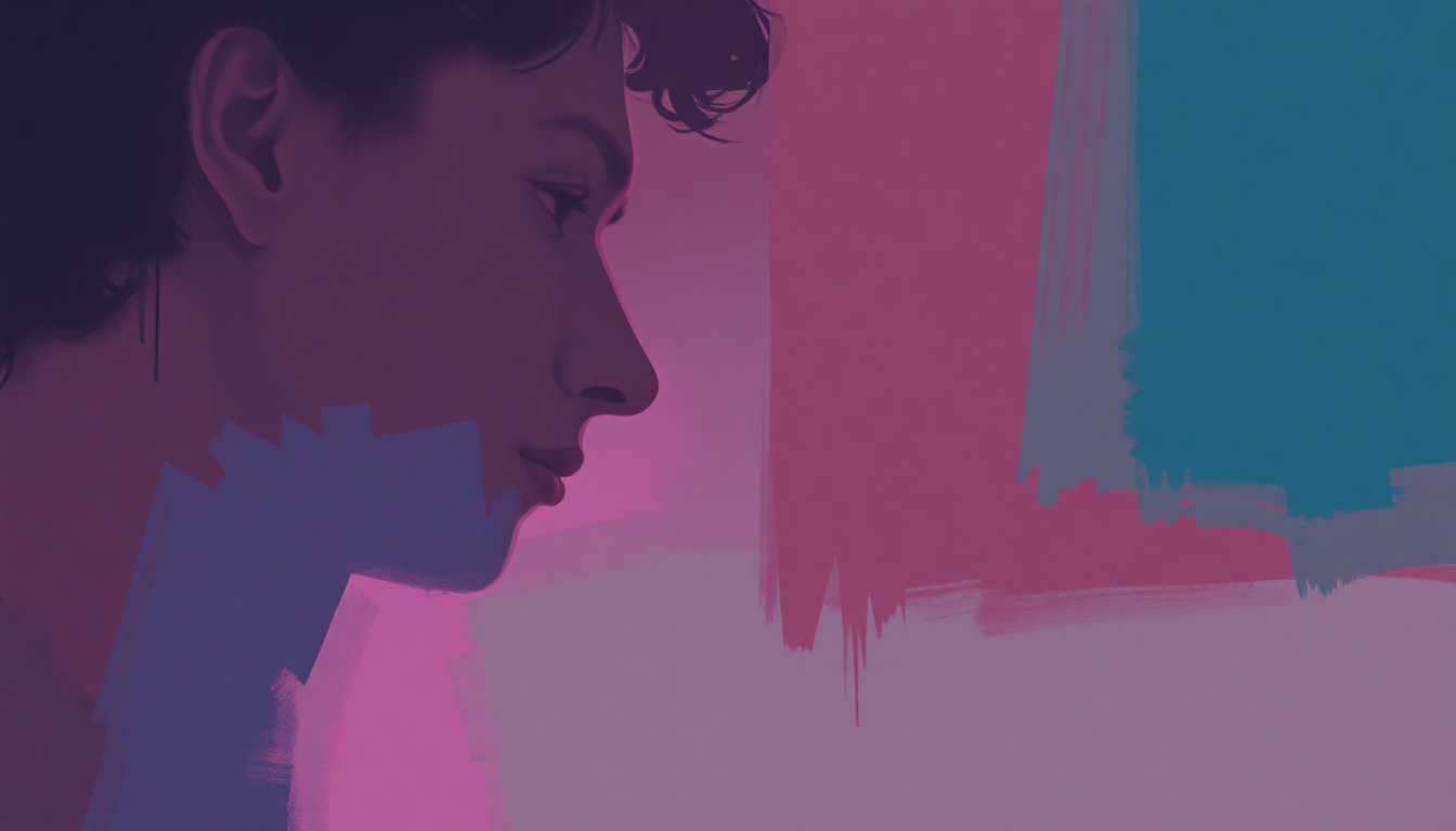 Fan-driven abstract illustration evoking the emotional arc of Bad Connection by Yazoo