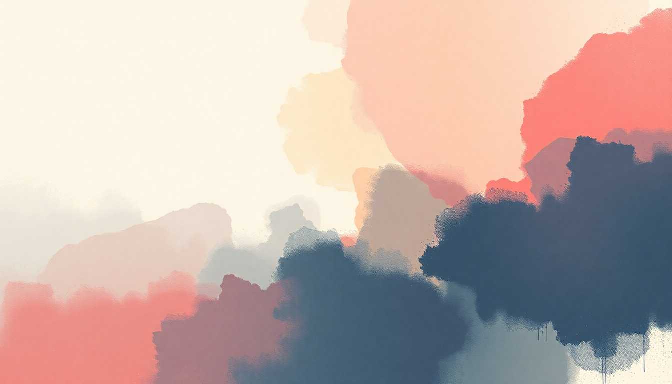 Fan-driven abstract illustration evoking the emotional arc of Bad Decisions by Ariana Grande