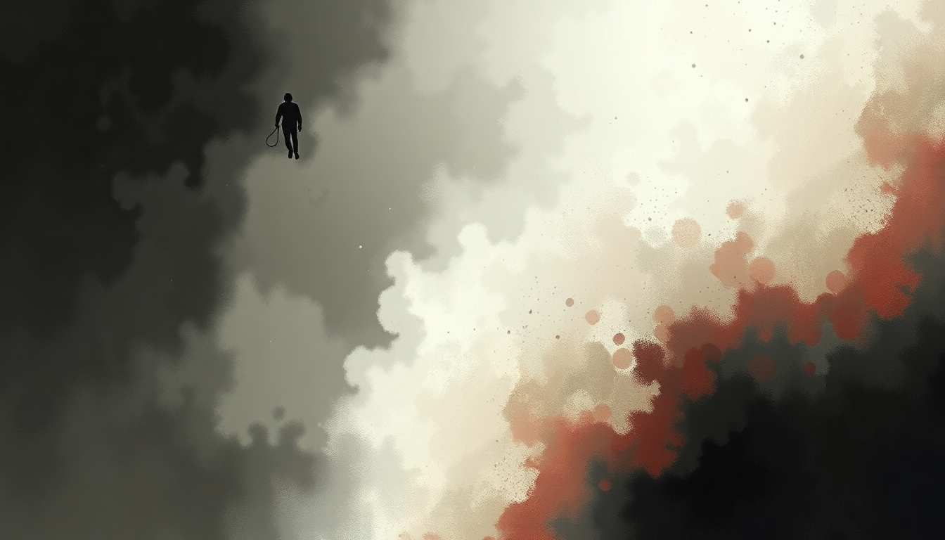 Fan-driven abstract illustration evoking the emotional arc of Bad by David Guetta & Showtek feat. Vassy