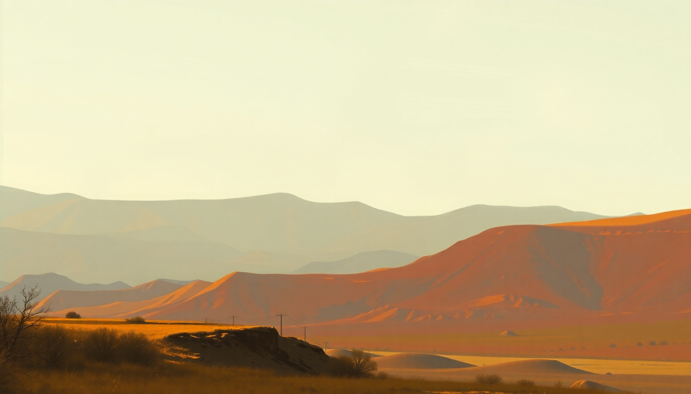 Fan-driven abstract illustration evoking the emotional arc of Badlands by Bruce Springsteen