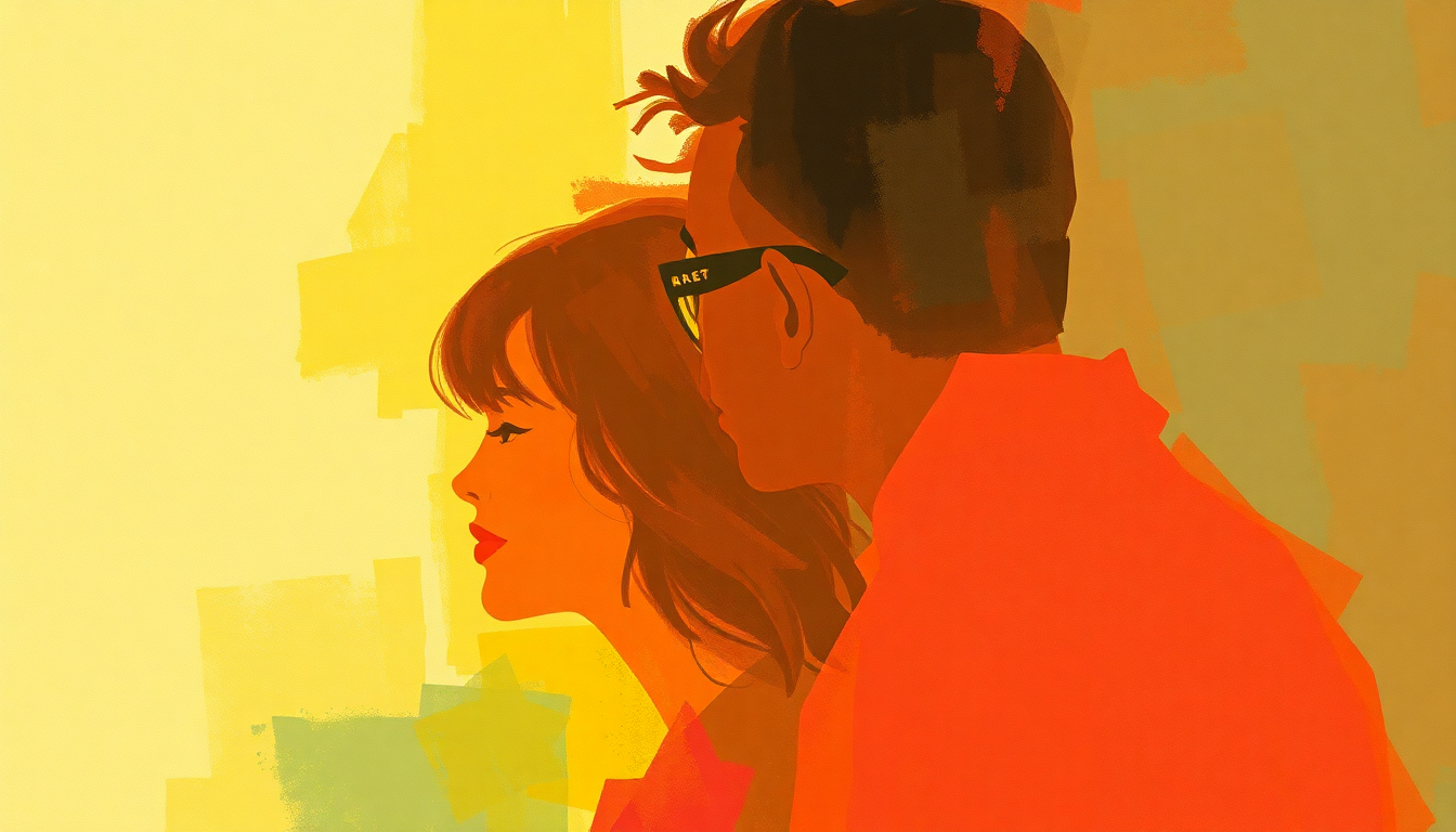 Fan-driven abstract illustration evoking the emotional arc of Baila Mi Cumbia by Tito Puente