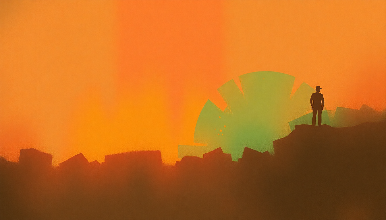 Fan-driven abstract illustration evoking the emotional arc of Bam Bam by Sly and Robbie