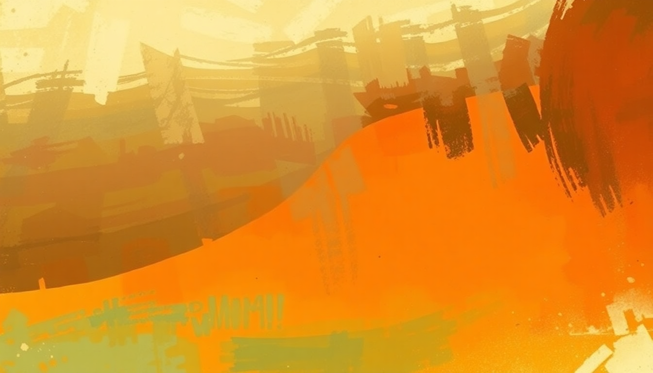 Fan-driven abstract illustration evoking the emotional arc of Bam Bam by Toots and the Maytals