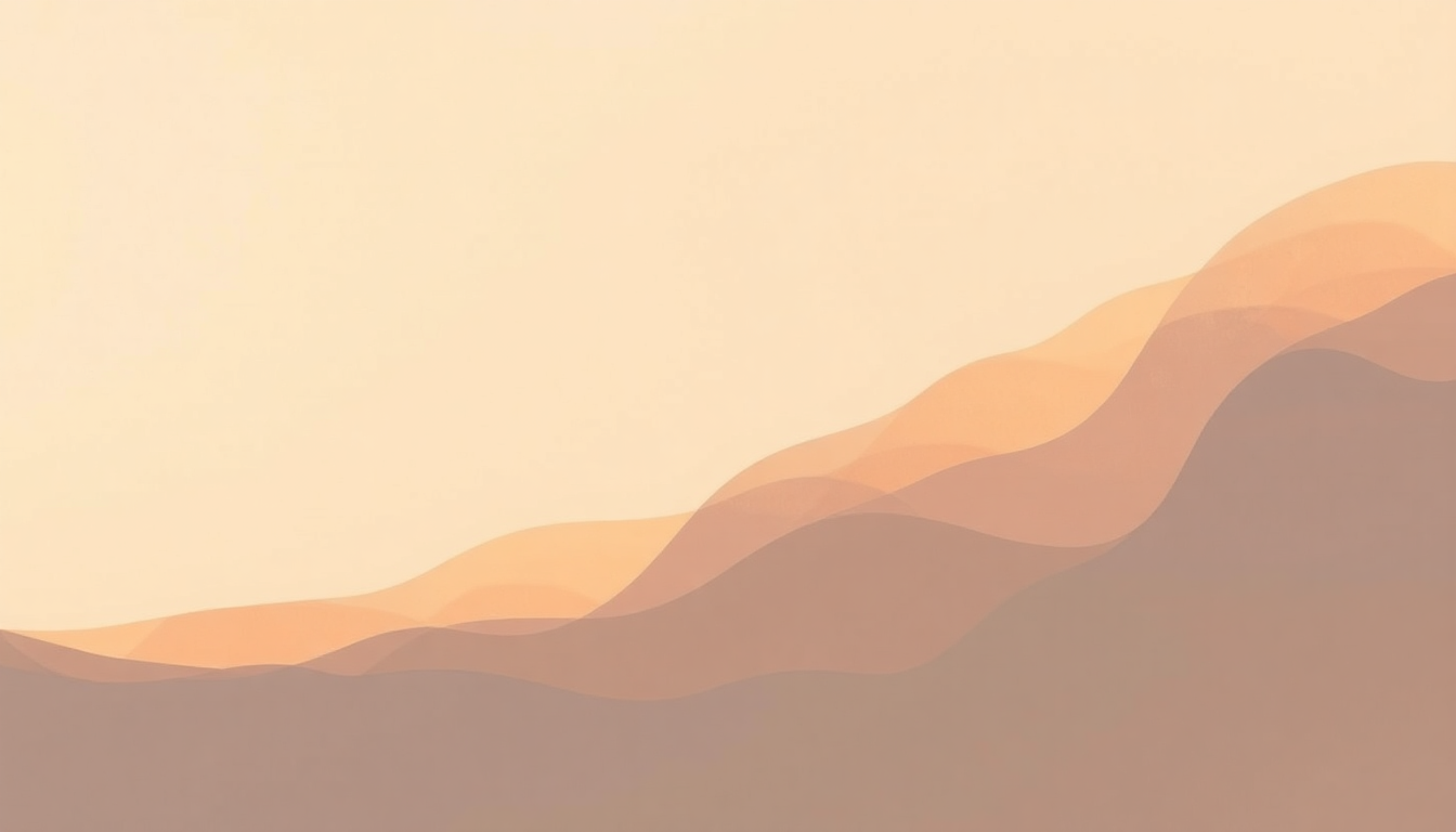 Fan-driven abstract illustration evoking the emotional arc of Bambro Koyo Ganda by Bonobo