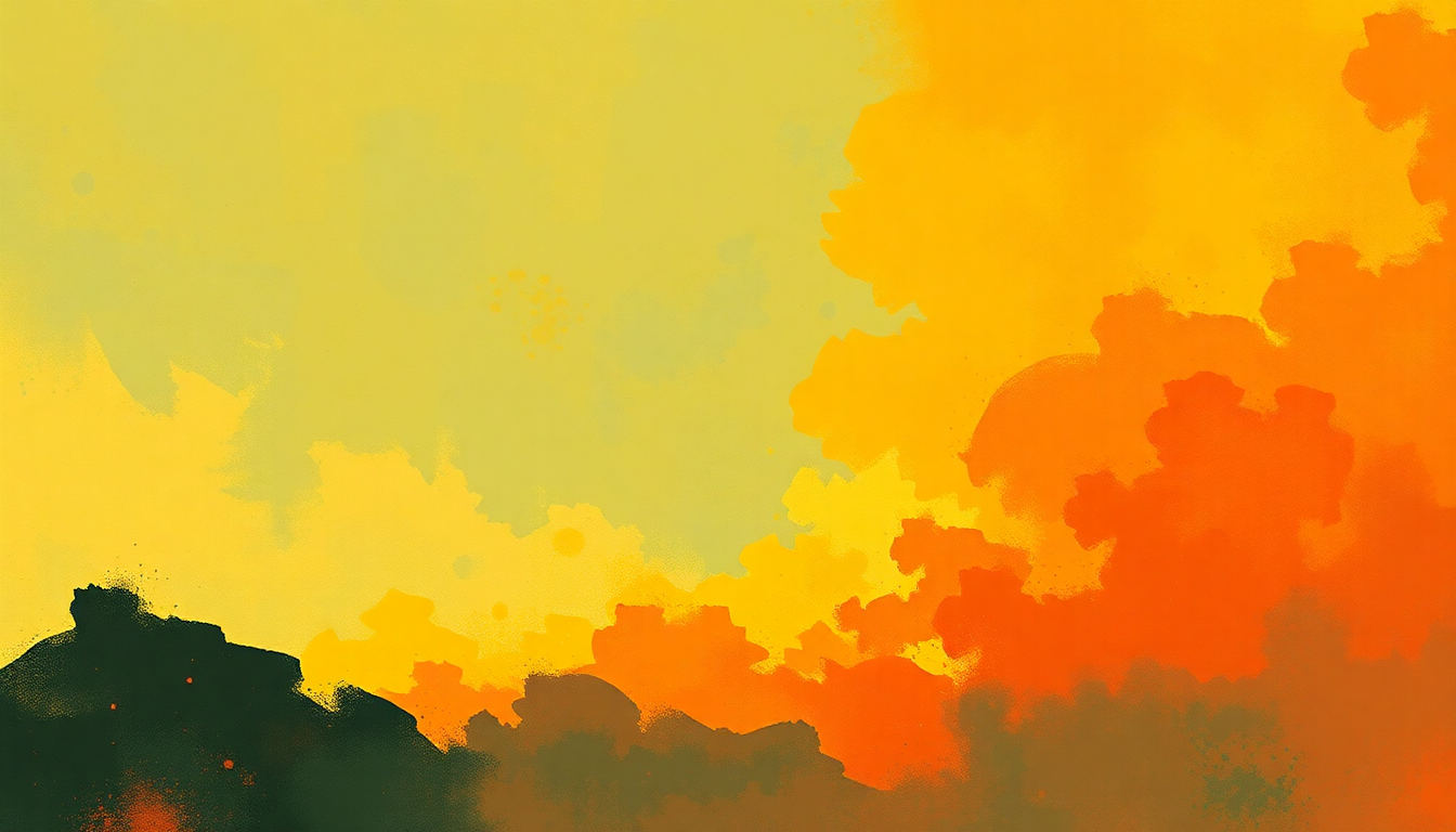 Fan-driven abstract illustration evoking the emotional arc of Band of Gypsys by Jimi Hendrix