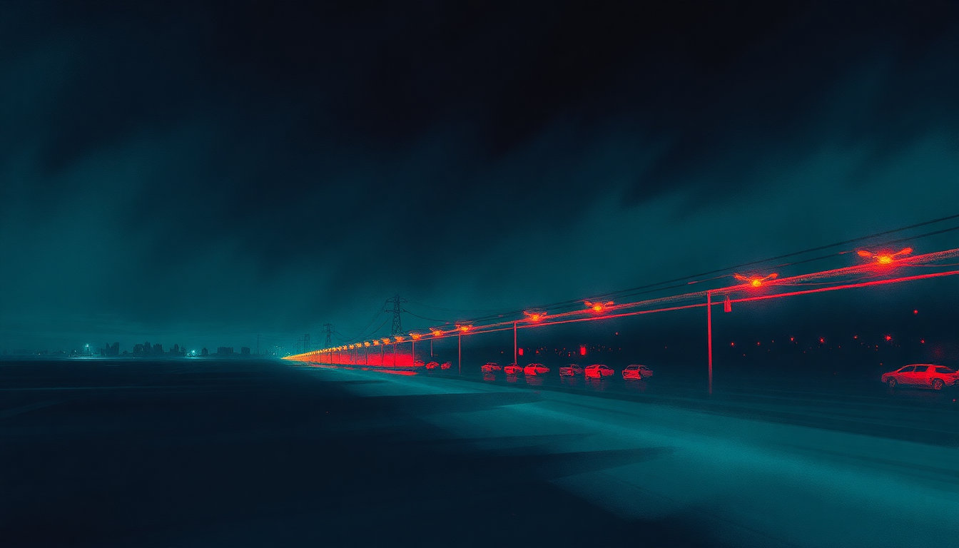 Fan-driven abstract illustration evoking the emotional arc of Banned in D.C. by Bad Brains