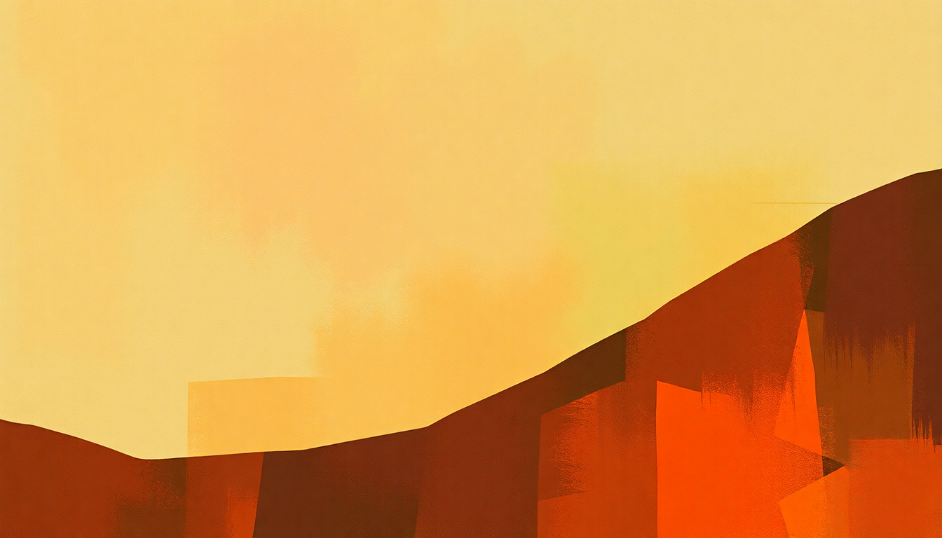 Fan-driven abstract illustration evoking the emotional arc of Baphi by Hugh Masekela