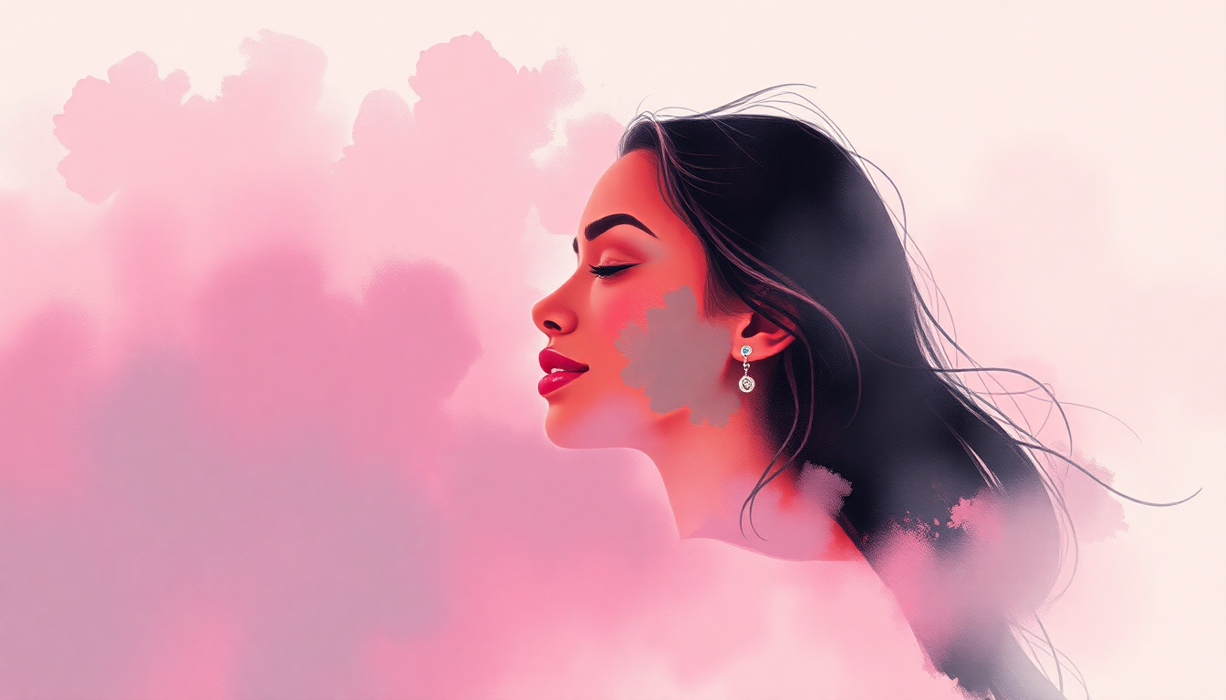 Fan-driven abstract illustration evoking the emotional arc of Barbie Dreams by Nicki Minaj