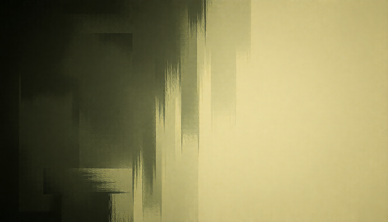 Fan-driven abstract illustration evoking the emotional arc of Barrel of a Gun by Depeche Mode