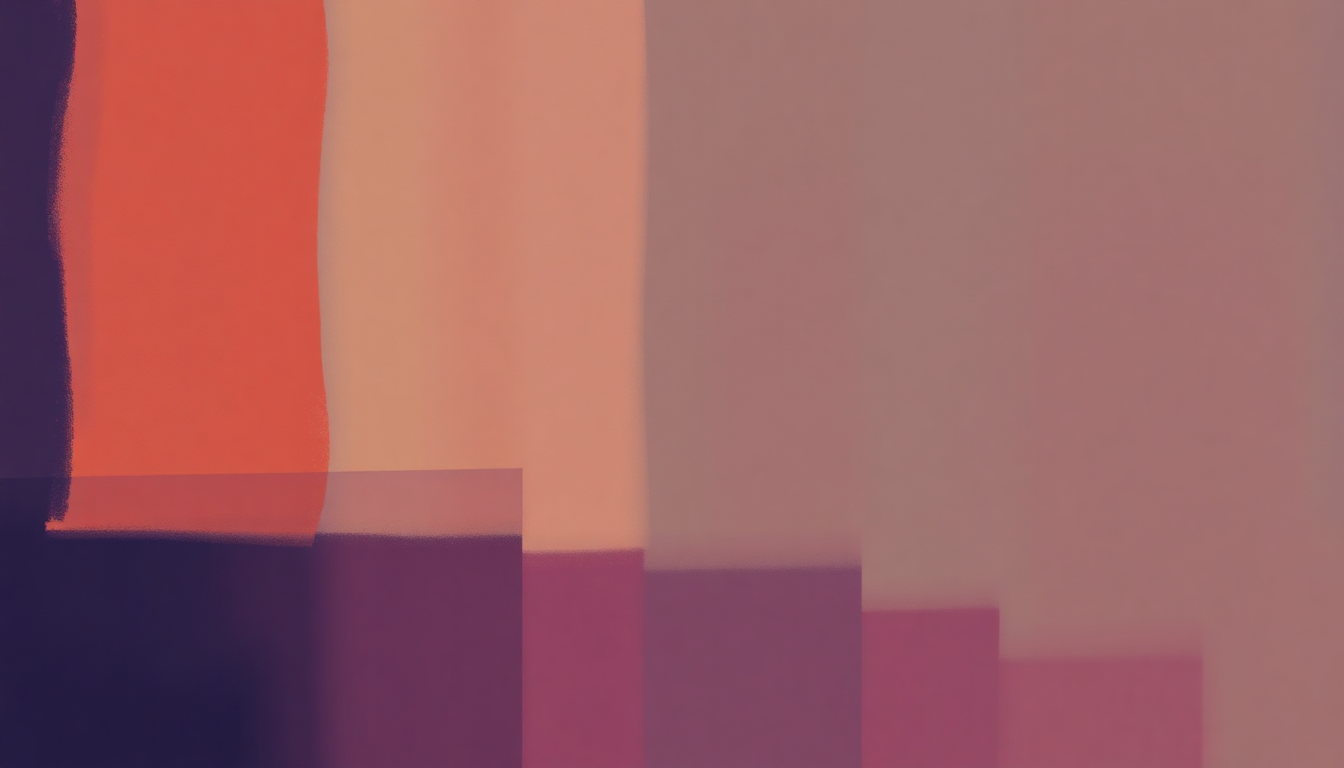 Fan-driven abstract illustration evoking the emotional arc of Basically Speaking by Dexter Gordon