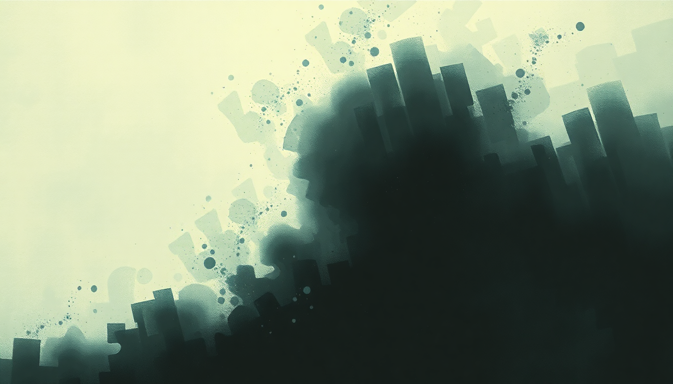 Fan-driven abstract illustration evoking the emotional arc of Basket Case by Green Day