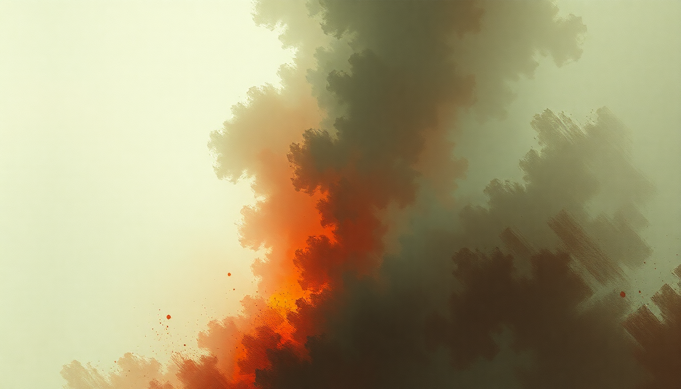 Fan-driven abstract illustration evoking the emotional arc of Battle by Roni Size