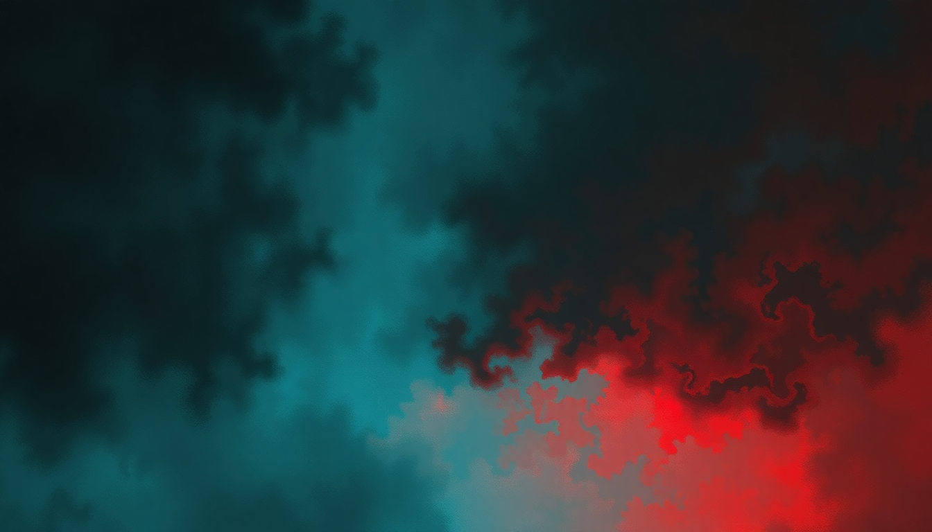 Fan-driven abstract illustration evoking the emotional arc of Be All End All by Anthrax