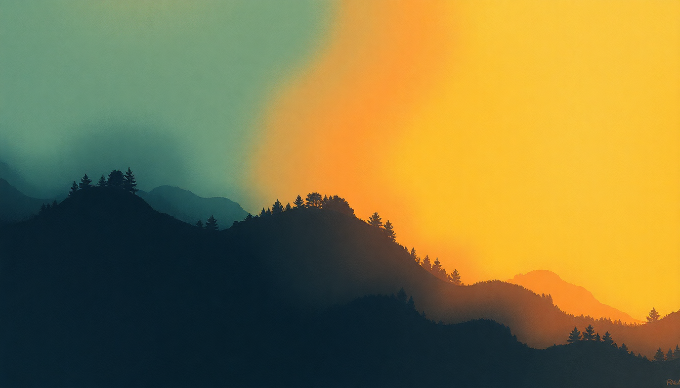 Fan-driven abstract illustration evoking the emotional arc of Be Careful by Ricky Martin