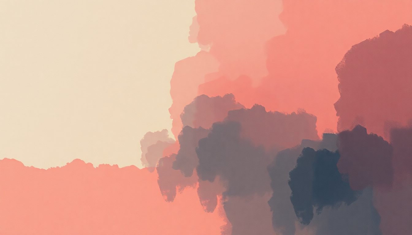Fan-driven abstract illustration evoking the emotional arc of Be Free by J. Cole