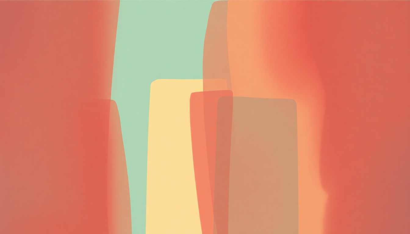 Fan-driven abstract illustration evoking the emotional arc of Be My Wife by David Bowie