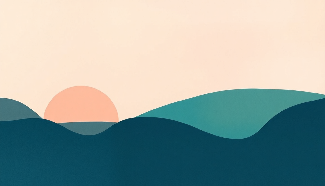 Fan-driven abstract illustration evoking the emotional arc of Be the One by Hovvdy